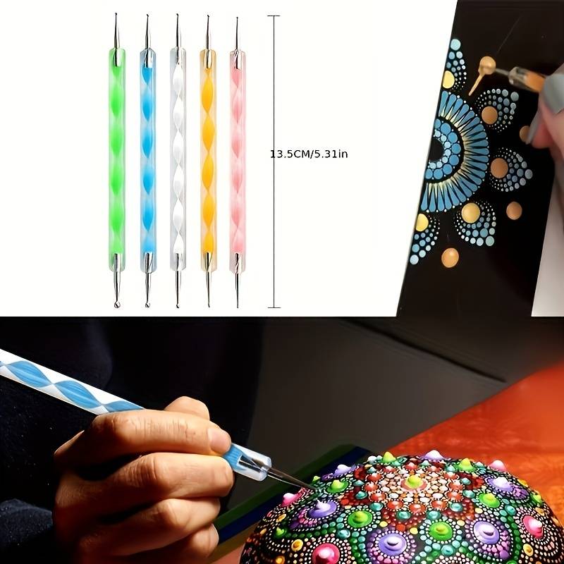 Mandala Dot Painting Tools Painting Set With Zipper Storage - Temu